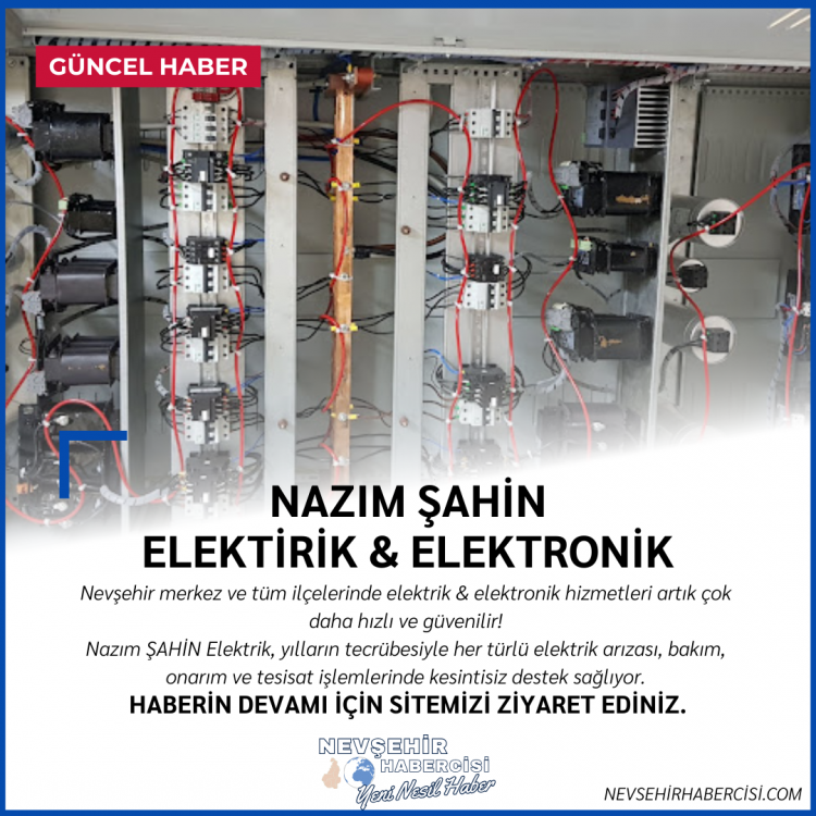 Nazım ŞAHİN Elektrik 7/24 Hizmetinizde!
