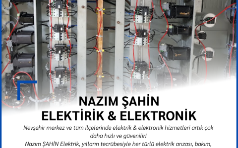 Nazım ŞAHİN Elektrik 7/24 Hizmetinizde!